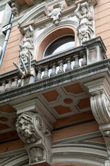 Obraz premium Croatia - An example of eclecticism architecture in Slavonski Brod