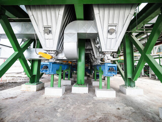 Ash systems was installed in biomass power plant.