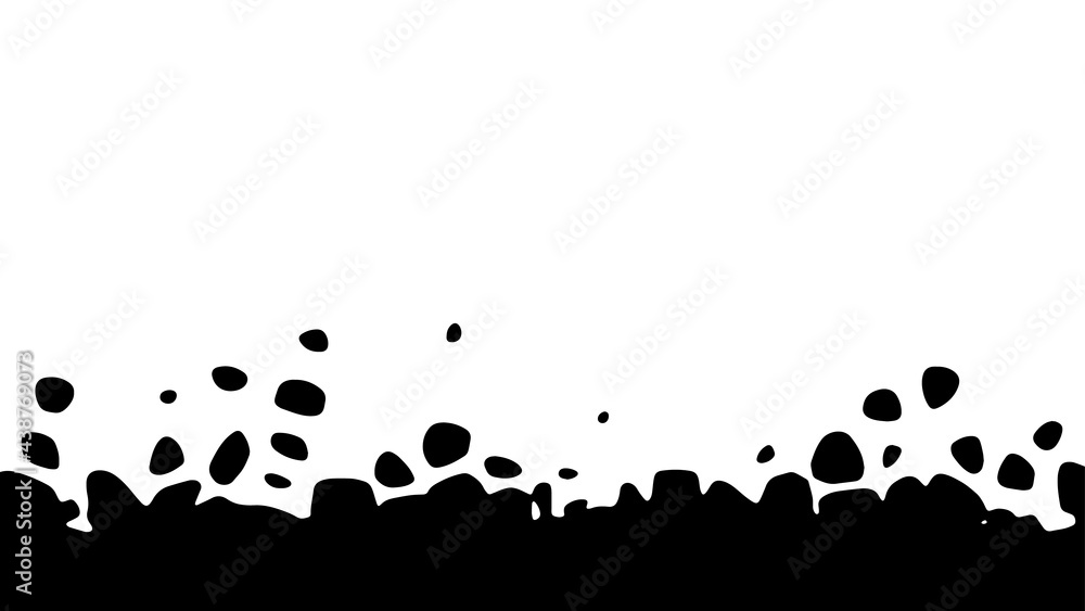 Wall mural footer or header for website or poster, transition between two colors. design element, vector illust