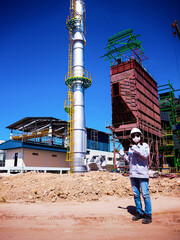 An electrostatic precipitator (ESP) is a filtration device that removes fine particles. During construction.