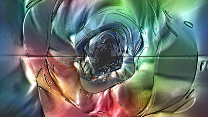 Abstract color shapes fluid backgorund