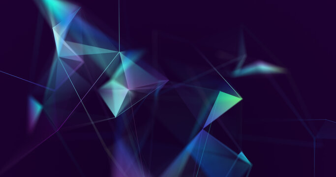 Concept plexus connection with lines and points background