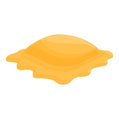 Vegetarian Ravioli icon. Cartoon of Vegetarian Ravioli vector icon for web design isolated on white background