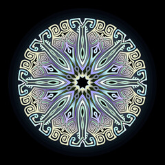 mandala art ornament for printing