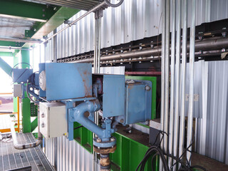 Soot blower systems of biomass power plant.