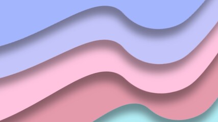 Multicolored finvry abstract motion blurred background. 3d