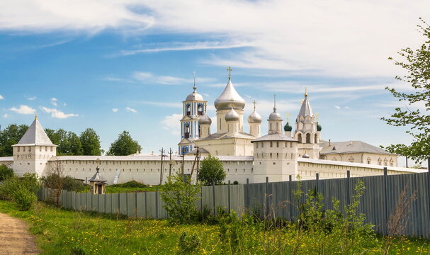 Gold ring of Russia. Ancient Orthodox Nikitsky monastery in Pereslavl Zalessky