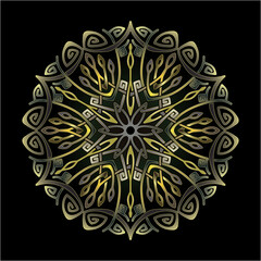 mandala art ornament for printing