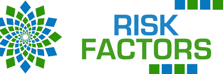 Risk Factors Green Blue Element Horizontal 