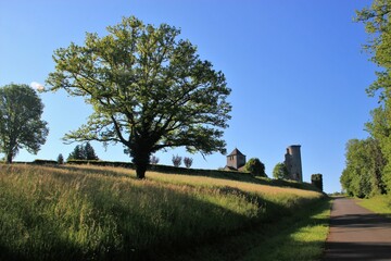 Obraz premium Ruines du château de Cornil. (Corrèze)