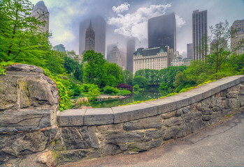 Gapstow Bridge in Central Park