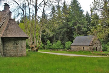 Fototapeta na wymiar Village abandonné de Clédat ( Corrèze) .