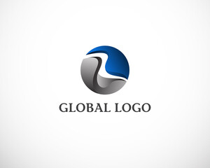 Global logo creative color modern sign symbol