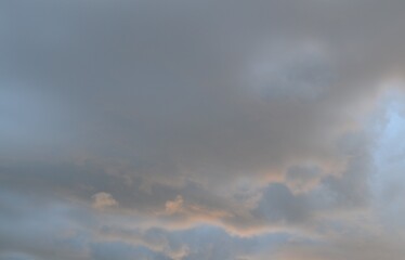 Evening dramatic sky background, natural colors