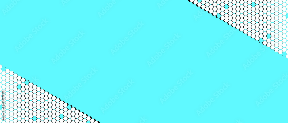 Poster hexagons pattern. abstract geometric background with simple hexagonal elements. technology or scienc