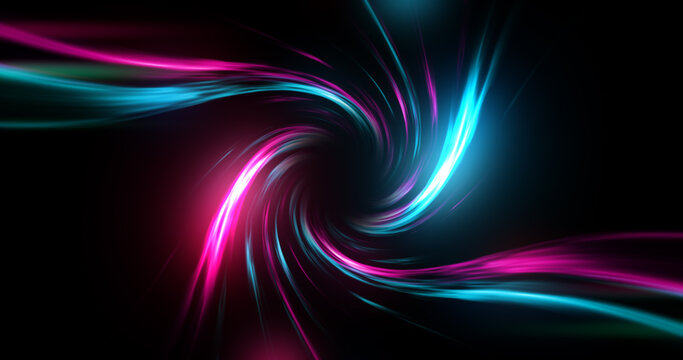 Fototapeta Concept swirly tunel abstract background