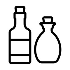 Bottle Of Olive Oil Icon