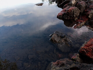 rocks in the mountains