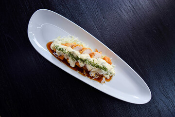 Fried Chicken with Mayonnaise Sauce