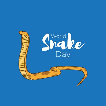 vector illustration for world snake day