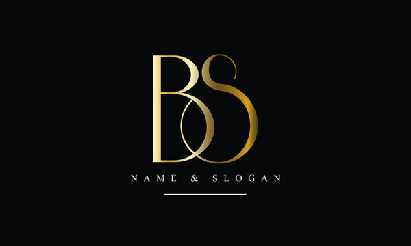 SB, BS, S, B abstract letters logo monogram