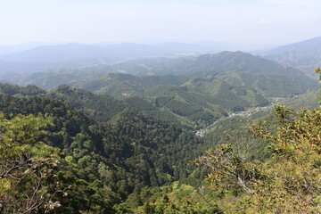 標高の高い場所からのパノラマ撮影