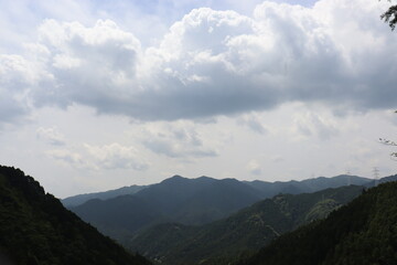 標高の高い場所からのパノラマ撮影