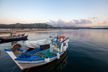 Fototapeta premium Porto Cervo at sunset bay