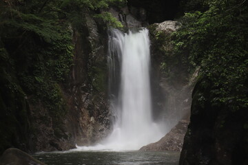 鳴沢の滝と呼ばれる日本の滝