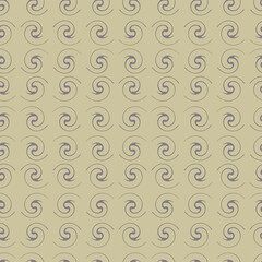 Abstract yin and yang elements on a beige background. For textile, fabric, wallpaper and background.