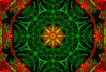 Abstract background with pattern from tangled threads