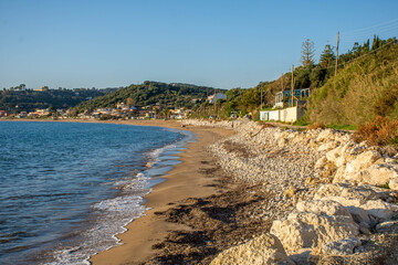 path to the beach in corfu