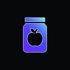 Apple Jam blue gradient vector icon