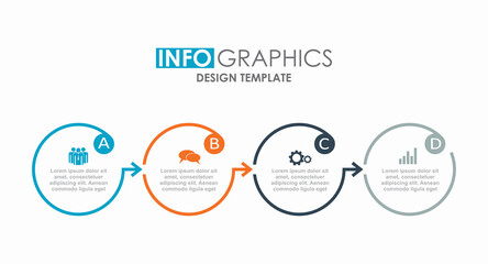 Infographic design template with place for your data. Vector illustration.
