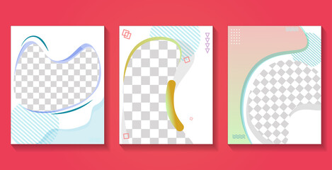 Print background abstract cartoon soft colour