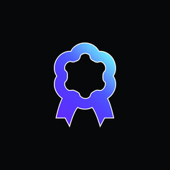 Award blue gradient vector icon