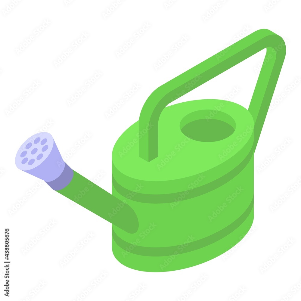 Aufkleber watering can icon. isometric of watering can vector icon for web design isolated on white background