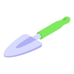 Garden shovel icon. Isometric of Garden shovel vector icon for web design isolated on white background