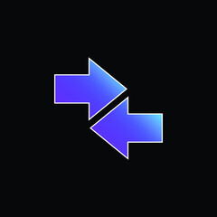Arrows blue gradient vector icon