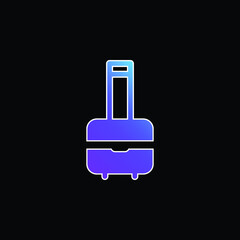 Bag blue gradient vector icon