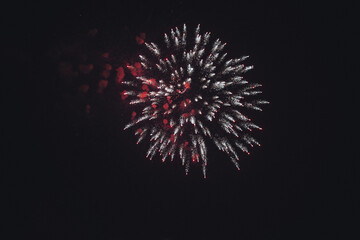 Fireworks light up the sky with dazzling display