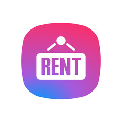 Rent Sign - Sticker