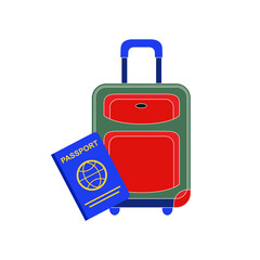 travel suitcase icon