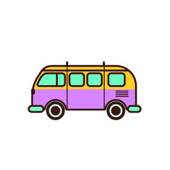 bus isolated on white