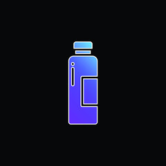 Bottle blue gradient vector icon