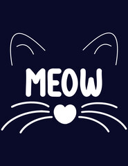 Cat Niche Designs for Multiple use (such as T-shirt, Coffee Cup, Mug, Pillow etc.)