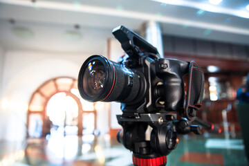 Video camera working for broadcast