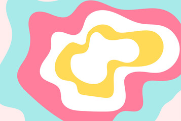
LIGHT Blue, yellow, pink vector wavy background with bent lines and An elegant bright illustration with gradient and Textured wave pattern for backgrounds.eps
