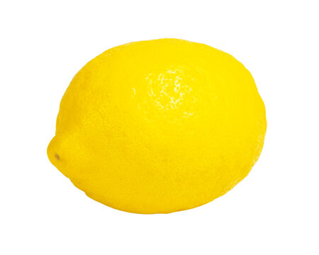 Lemon fruit citrus isolated on the white background
