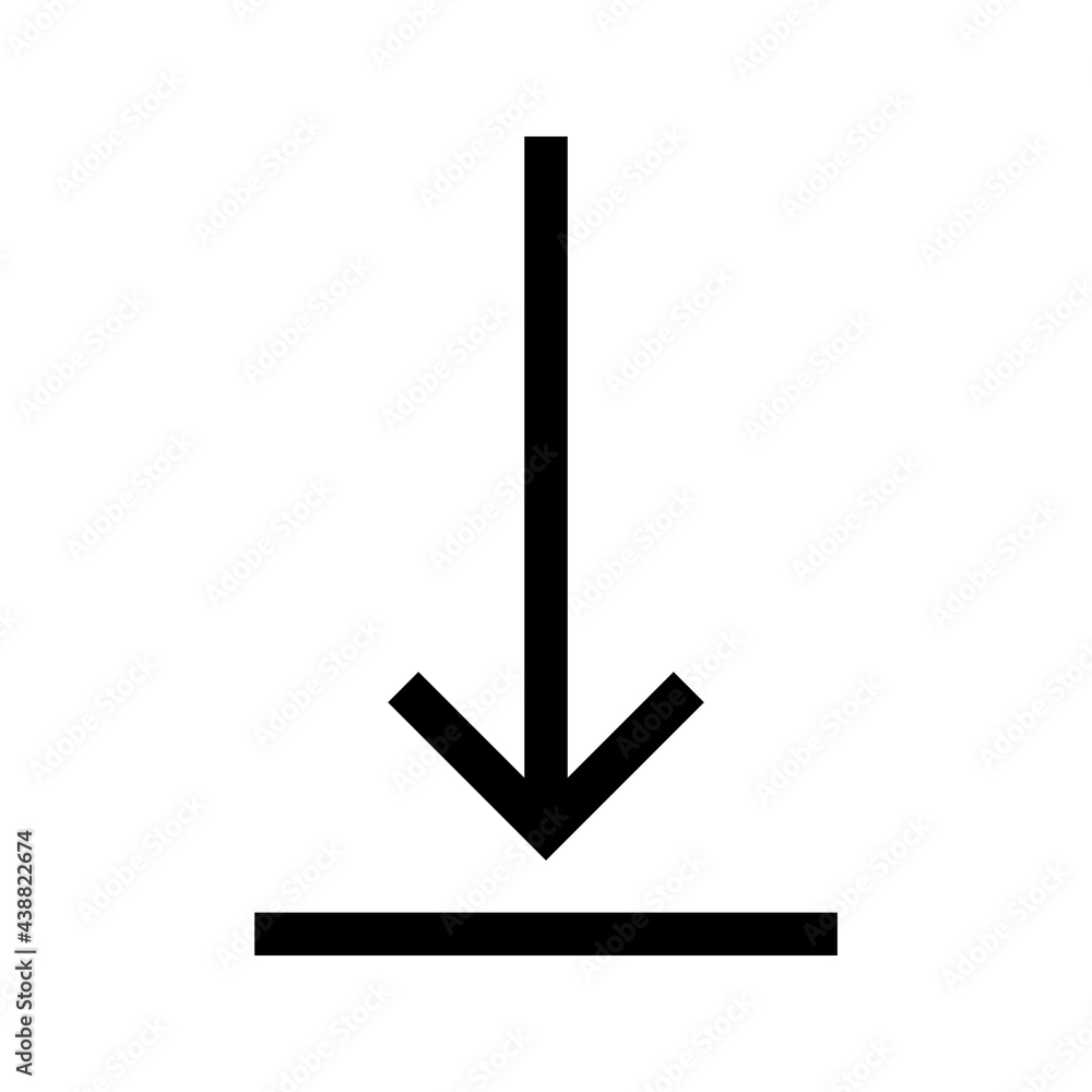 Poster arrow icon vector color editable isolated on white background